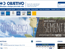 Tablet Screenshot of objetivorioclaro.com.br